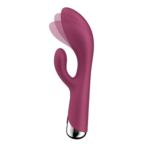 Satisfyer 德國 Spinning Rabbit 1兔耳旋轉GC點棒(紅)台灣唯一授權公司貨