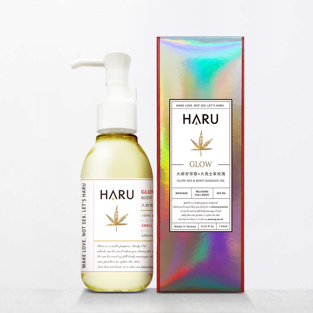 HARU GLOW 大麻玫瑰喚醒按摩精油(134ml)