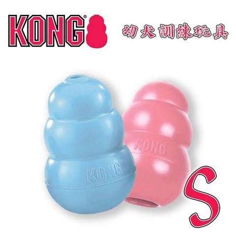 KONG 美國Puppy / 幼犬訓練玩具-藍色/粉色 S (KP3) (隨機出貨)