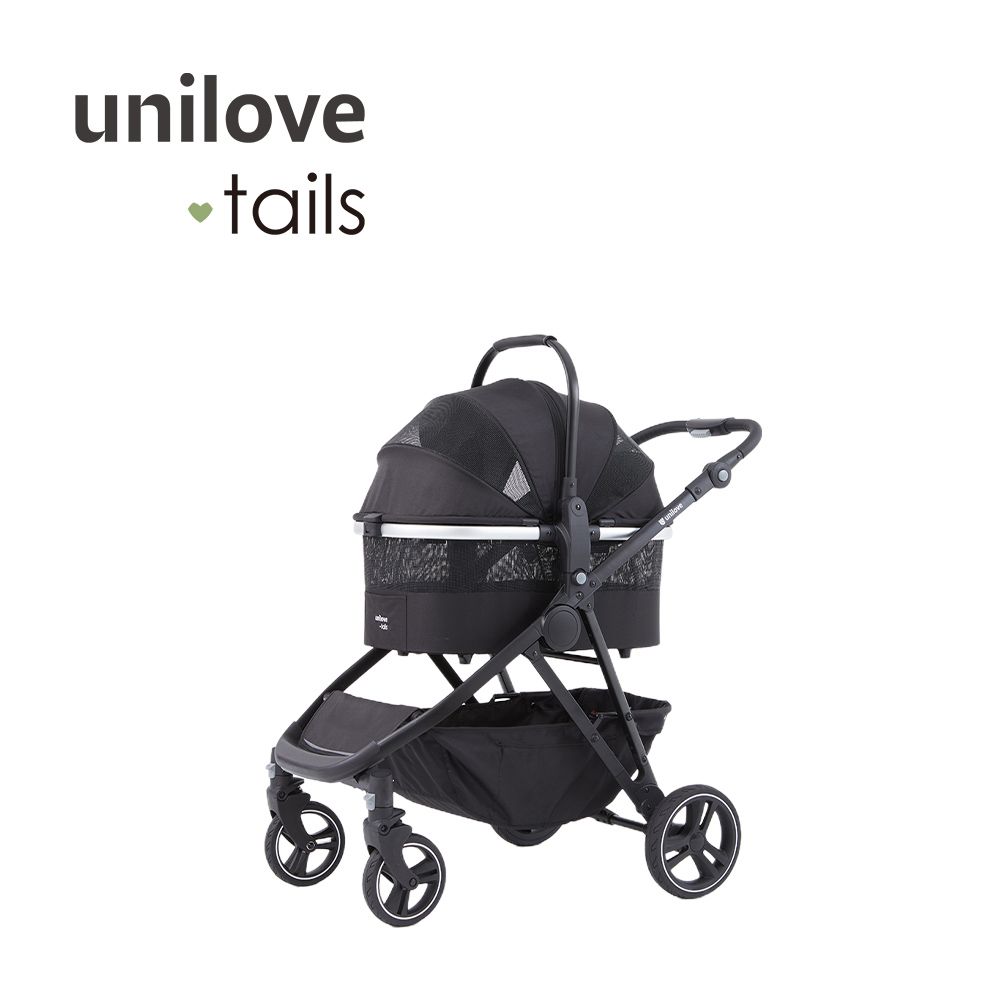  unilove.tails 英國 Dlxtour好好推雙籃寵物推車-單一大提籃組合