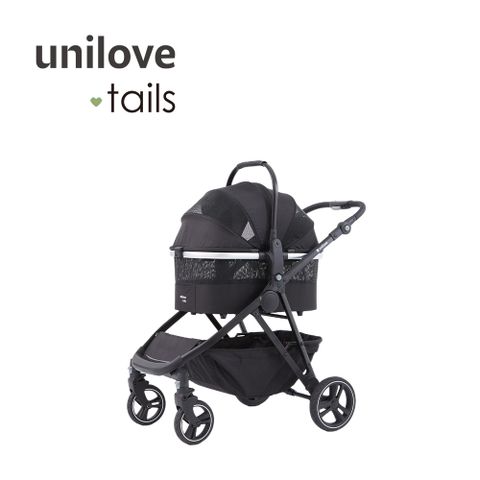 unilove.tails 英國 Dlxtour好好推雙籃寵物推車-單一大提籃組合