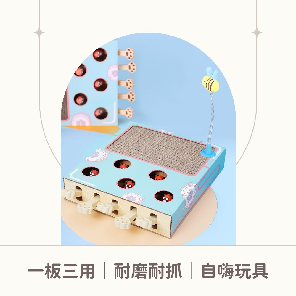 一板三用|耐磨耐抓|自嗨玩具