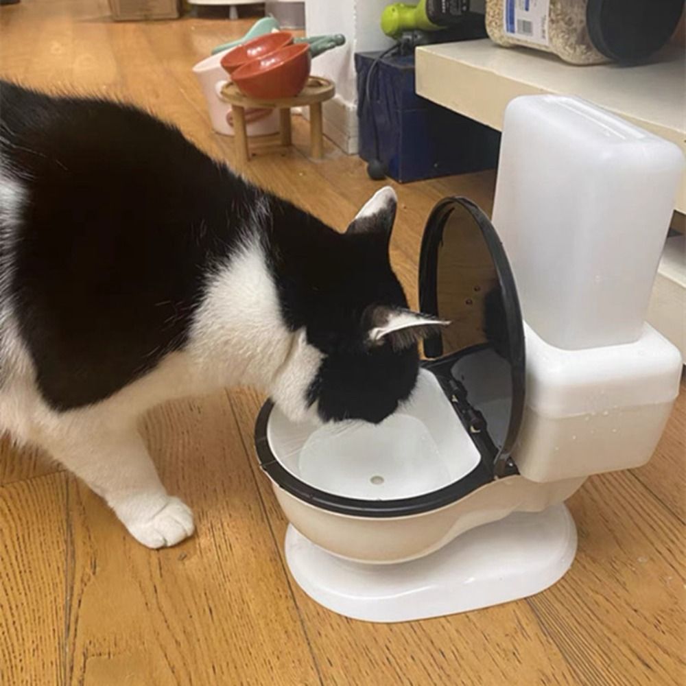  【馬桶造型】寵物飲水機  馬桶飲水器 貓咪飲水器