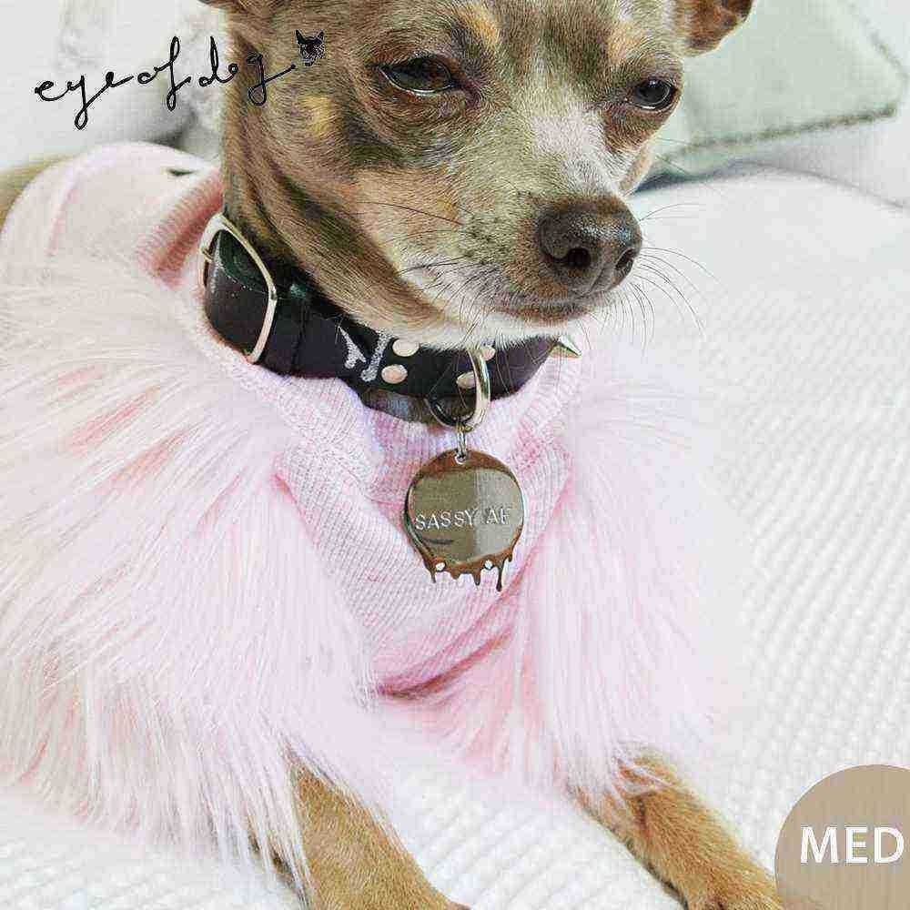  eye of dog 人造皮草 寵物衣服 狗狗衣服 公主粉 MED