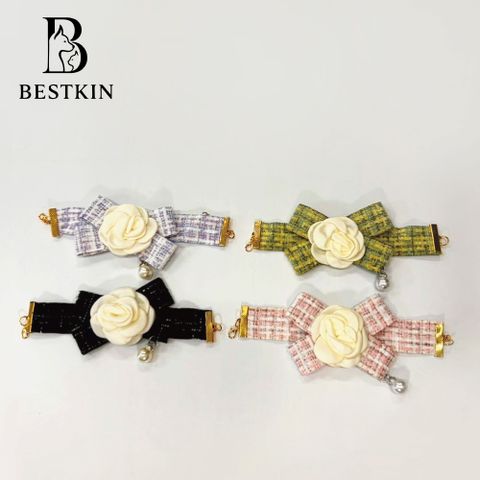 【Bestkin】香頌玫瑰珍珠頸圈