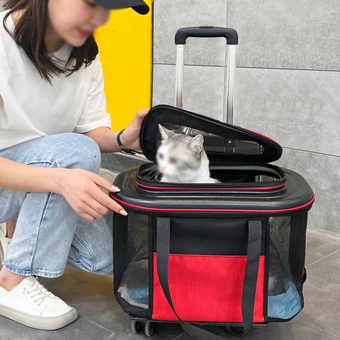 寵物包外出便攜貓包狗狗拉桿箱寵物推車輕便可折疊貓咪外出包