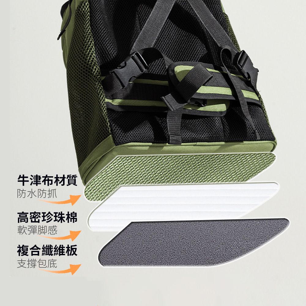  Petfun 大容量寵物外出包 寵物托特胸前包 貓咪狗狗背包 寵物包 寵物提籠(可探頭/前後背)