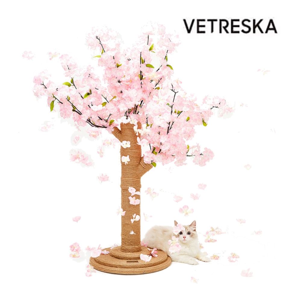 Vetreska 未卡 櫻花樹貓爬架 高擬真 純手工藝