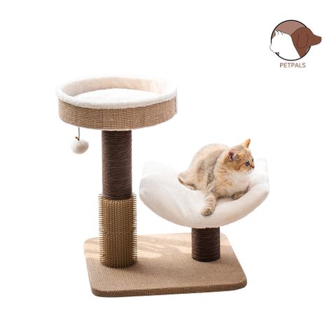 【Petpals】簡約雙柱療癒貓跳台-2層