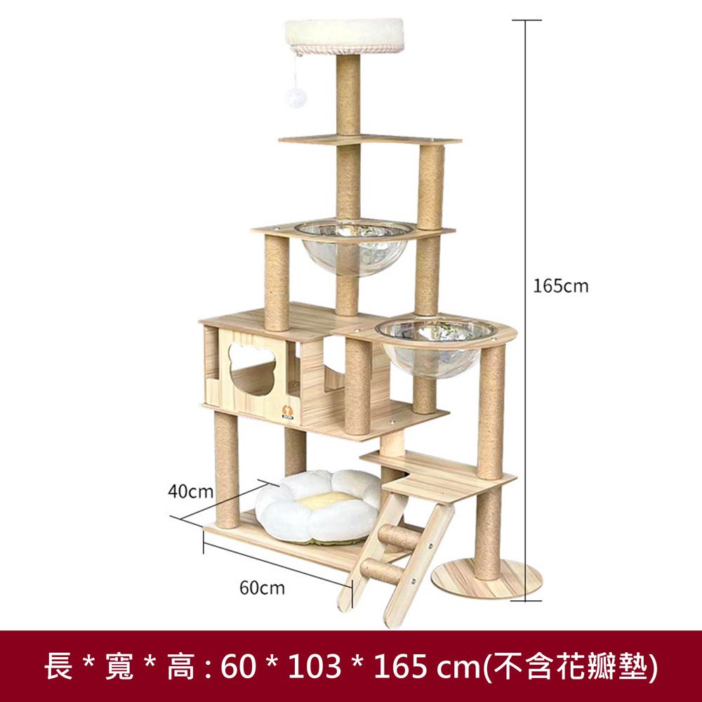 40cm60cm165cm * 寬 *  : 60 * 103 * 165 cm(不含花瓣墊)