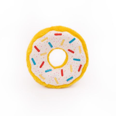 ZippyPaws 美味啾關係-夢幻糖霜甜甜圈 寵物玩具 (啾啾聲 有聲玩具 狗玩具)