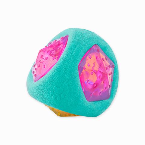 ZippyPaws 自顧自閃耀-LED發光彈力球 寵物玩具 (啃咬玩具 互動玩具 橡膠玩具 發光)