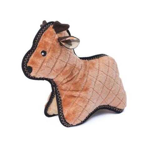 ZippyPaws 呼嚕好朋友-耐咬馴鹿小斯 寵物玩具 (啃咬玩具 互動玩具 )