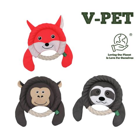 狗狗專用【飛盤系列】耐咬耐磨玩具 V-PET 玩偶 （共3款） 尺寸大