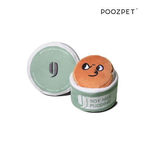 POOZPET 寵物益智嗅聞扯紙玩具│豆乳杯-F