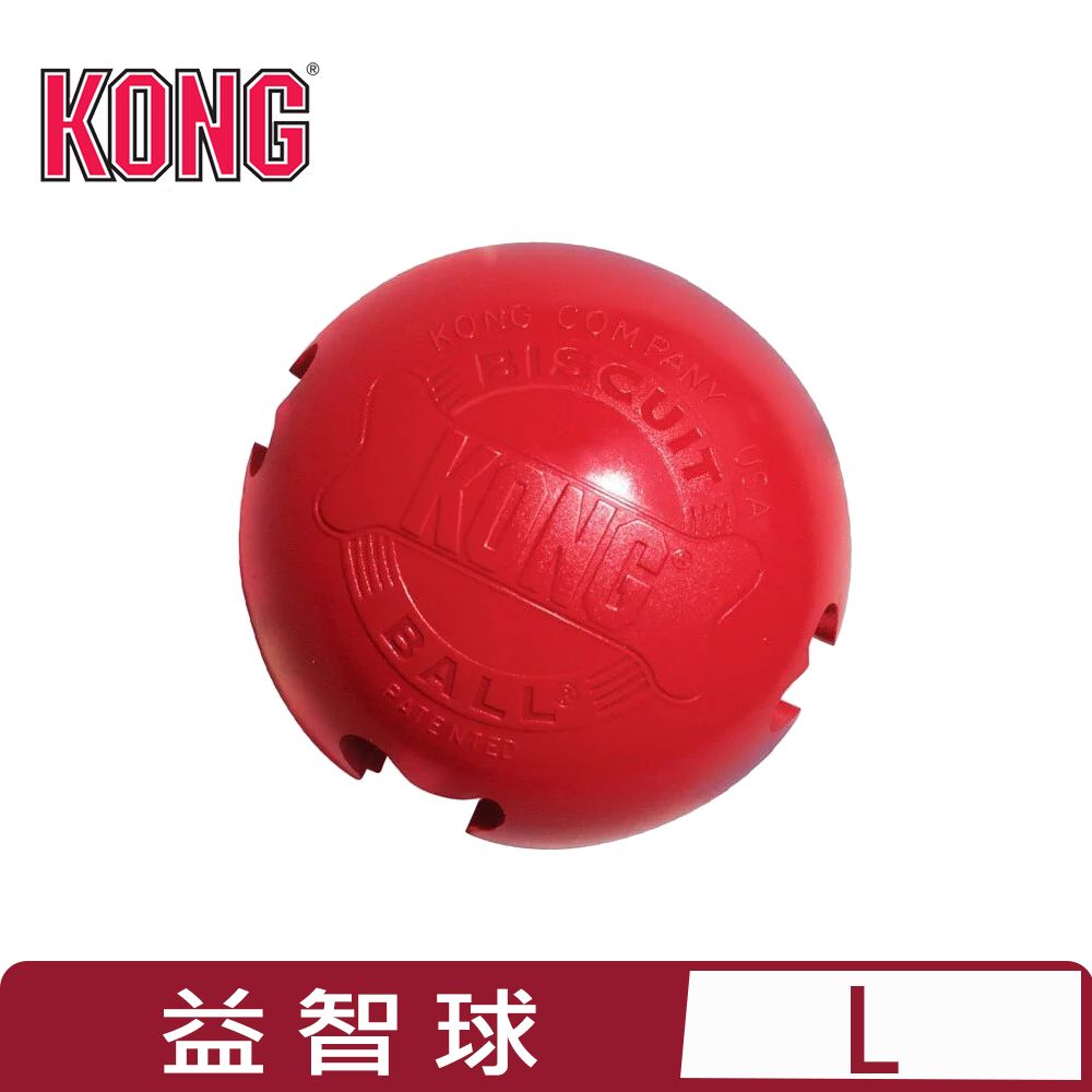 KONG 	美國Classic Biscuit Ball / 抗憂鬱益智球 L (BB1)