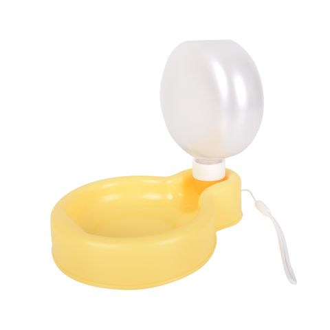 【Truly House】寵物外出摺疊飲水器隨行杯 500ml 兩用水壺 外出水壺