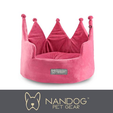 NANDOG 奶狗 皇冠床 PLUSH PINK