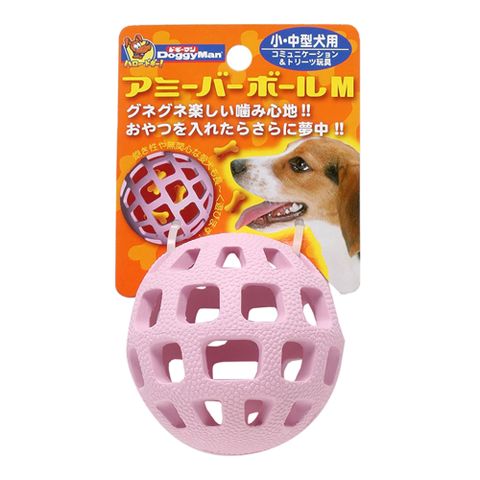 Doggyman 犬用網狀球型乳膠玩具-M