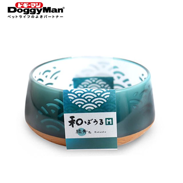 Doggyman  犬用日式禪風碗 M-橄欖綠