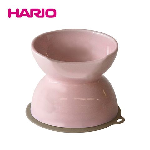 HARIO 小型犬專用櫻花粉雙面磁碗 PTS-CBD-PPR