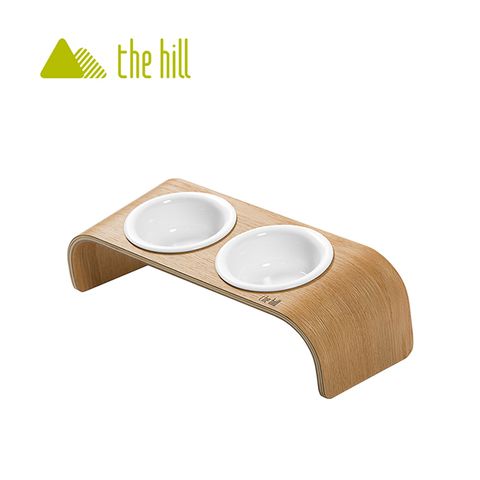 【the hill 樂丘】曲木寵物食器台 雙口