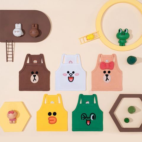 LINE FRIENDS 經典系列寵物吊帶背心服飾(五款任選)