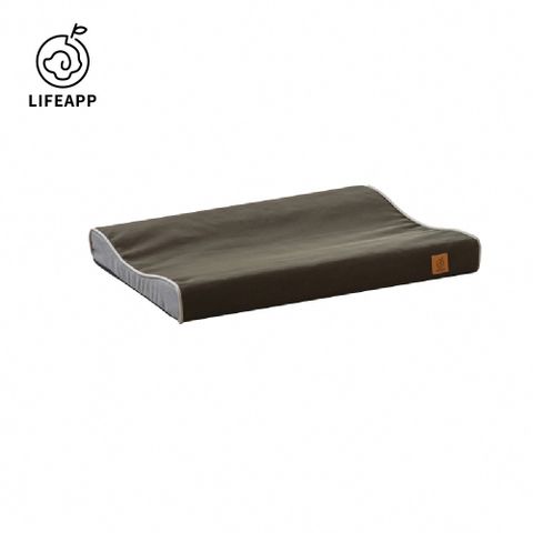 【LIFEAPP 】防潑水舒弧墊/L(寵物緩壓睡墊，大型犬適用)