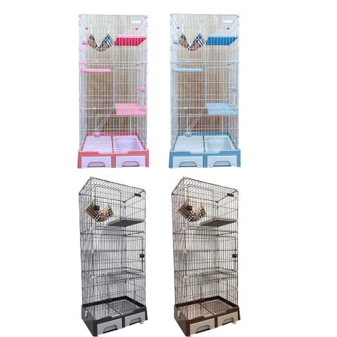 有喵病 抽屜式貓砂盆四層貓籠 X 1入