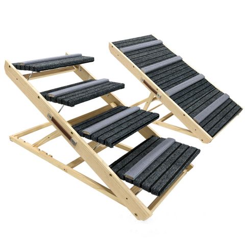 IPSKY 寵物台階爬梯 可折疊寵物樓梯 狗狗階梯 寵物防滑斜梯 寵物沙髮梯 寵物坡道輔助梯