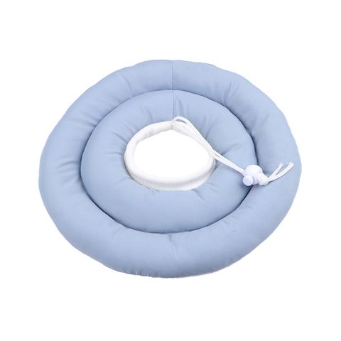 韓系寵物防舔咬圈 伊莉莎白頭套 貓狗羞恥圈 超輕柔不刮膚【寶寶藍】XL號