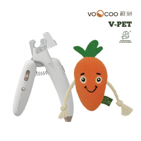 VOOCOO 蔚刻 貓咪指定組合  3合1伍德氏燈寵物指甲剪+ V PET貓薄荷玩具