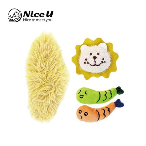 【NiceU毛樂趣】貓草玩偶套組(四個一組)