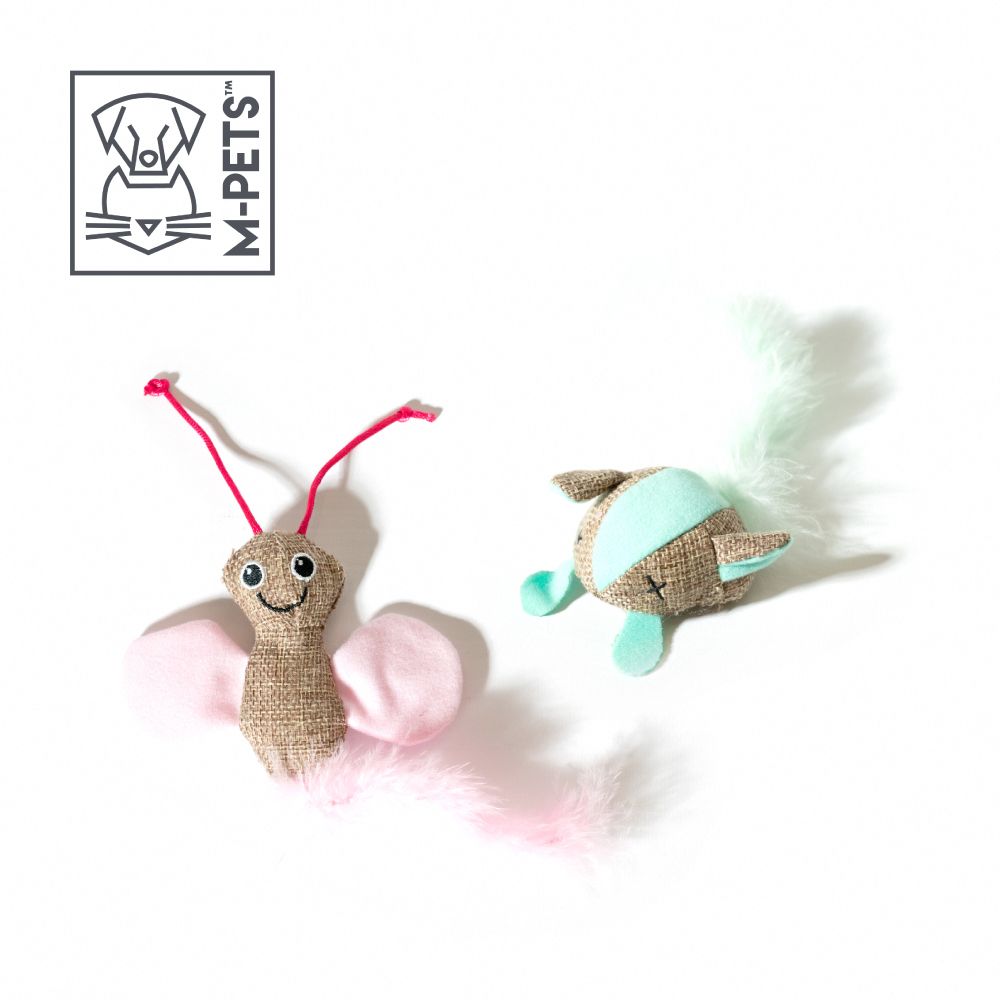 M-PETS CATOY 夜光逗貓玩具-蝴蝶+老鼠- PChome 24h購物