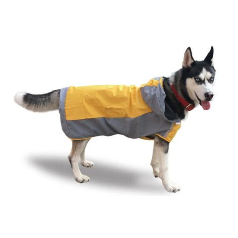 寵物雨衣 雙層大狗雨衣防寒戶外狗狗衝鋒衣 小型犬雨衣 狗雨衣 防水狗狗風衣
