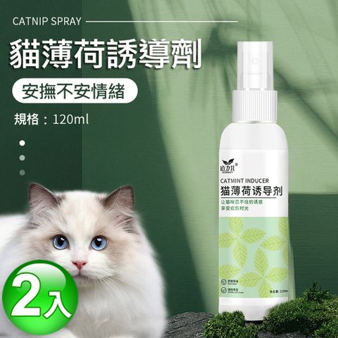 道力其 寵物貓薄荷誘導劑/貓草噴霧-120ml(2罐)