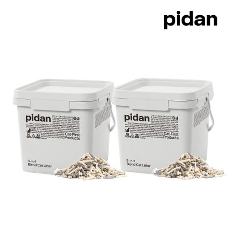 【pidan】混合貓砂 三合一活性碳版 (豆腐砂+礦砂) 超值2桶裝