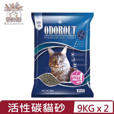 SOUL LEADER CATS 首領貓 【2入組】-臭不見活性碳貓砂 9KG