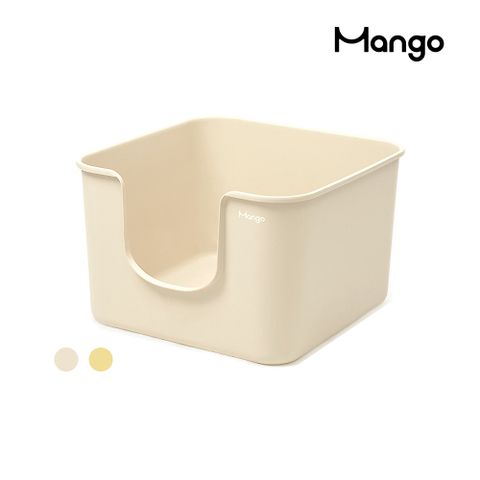 【Mango】蠻大方開放式貓砂盆 (多色)