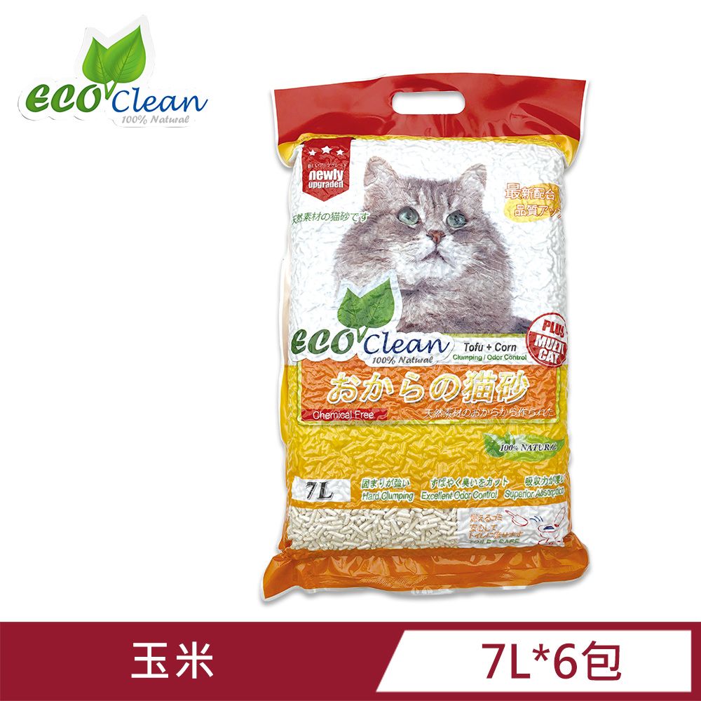 Eco clean outlet tofu cat litter