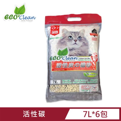 ■官方直營■ECO艾可豆腐貓砂-活性炭 7L×6包/箱