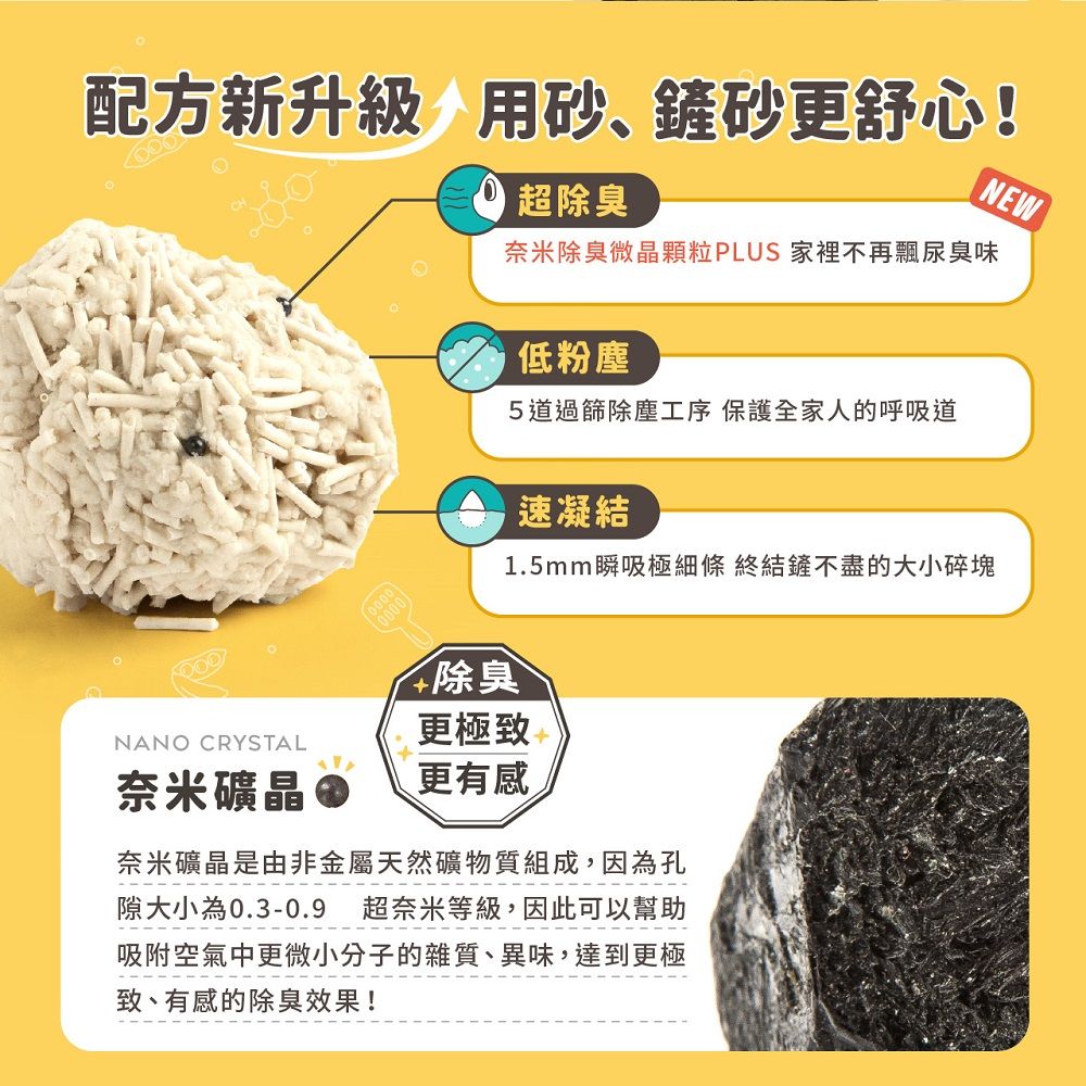 怪獸部落 費洛蒙快樂貓砂-礦砂 4KG