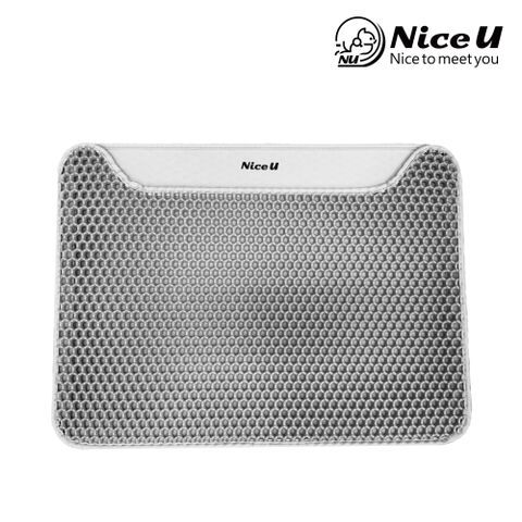 【NiceU毛樂趣】防滑可水洗貓砂墊 落砂墊(大款L 60x45cm)