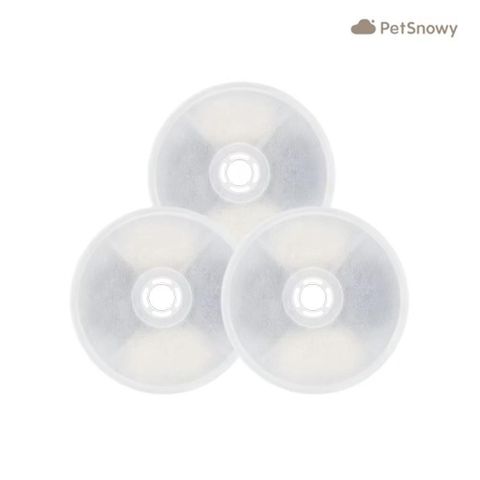 PetSnowy SNOW+ 寵物飲水機專用過濾濾芯3入