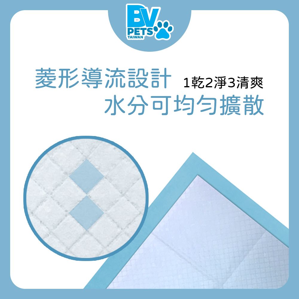 BV Pets 1.5KG 厚款 家用標準型 寵物尿布墊 L號 3包組 (寵物尿墊/寵物尿布/尿布墊/尿墊/尿片)