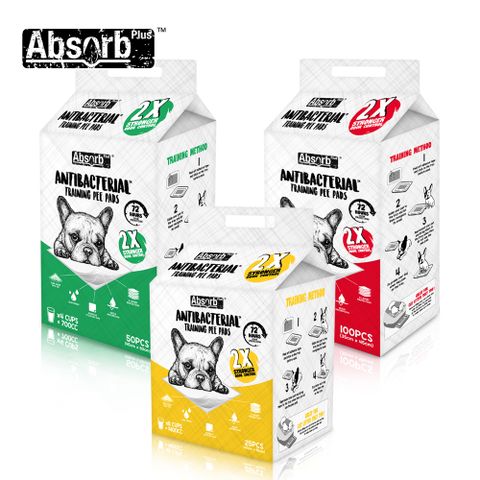 【Absorb Plus】 狠吸收尿布 抗菌無香 M-50入