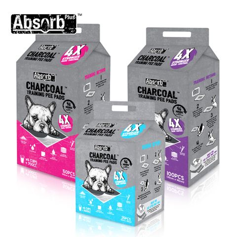 【Absorb Plus】 狠消臭尿布 活性碳 S-100入