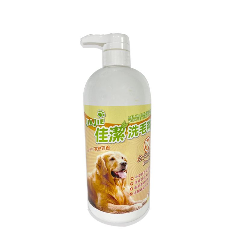  佳潔全犬用除臭洗毛精茶樹1000ML