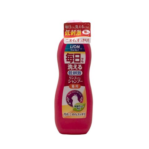 日本 Lion 洗潤二合一每日洗 (貓用) LI00179 (瓶) 330ml