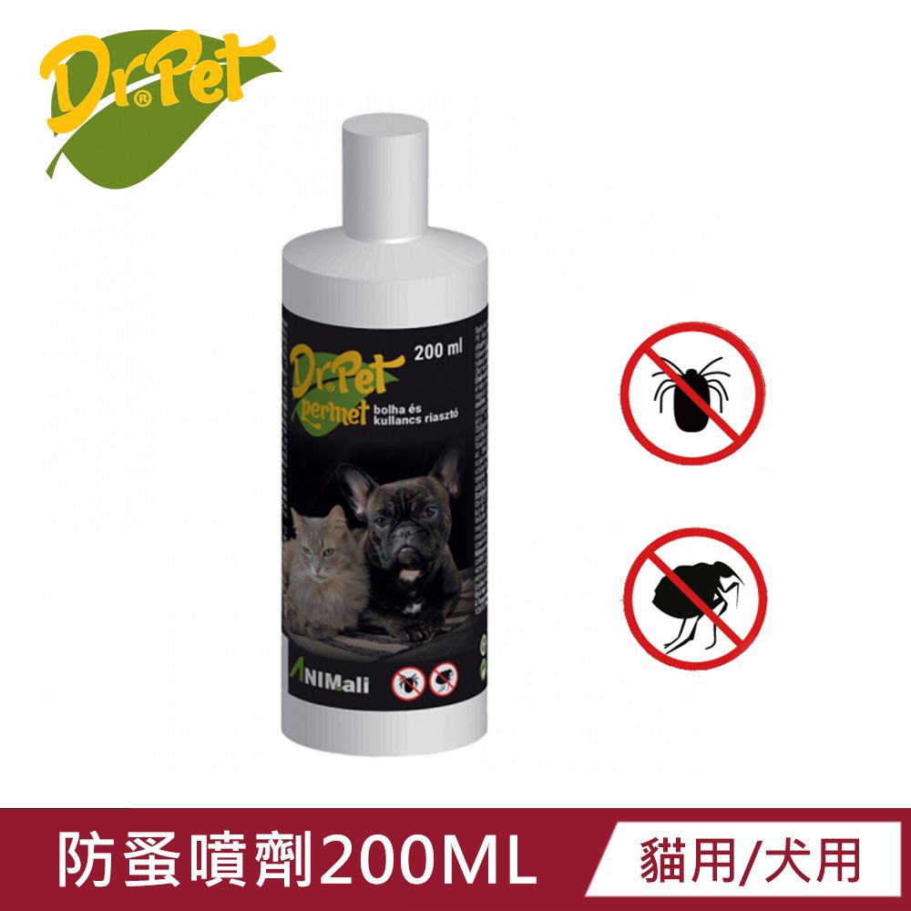 Dr Peticon 精靈博士  Dr.Pet 犬貓防蚤噴劑200ml 香葉醇